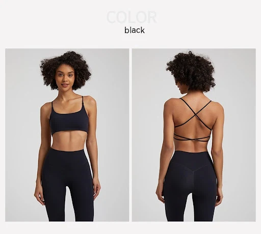 Title 5, Candy Color Nude Feel Workout Bra Sports Quick-...