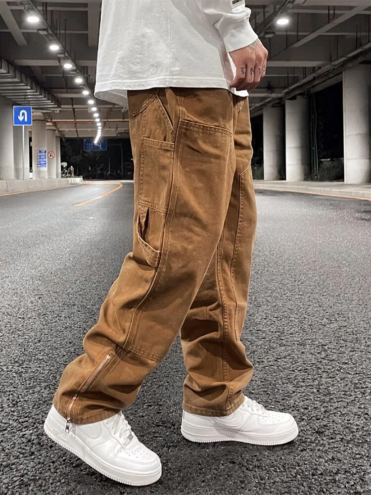 Title 8, Chain Foot Logging Pants Cargo High Street Loos...