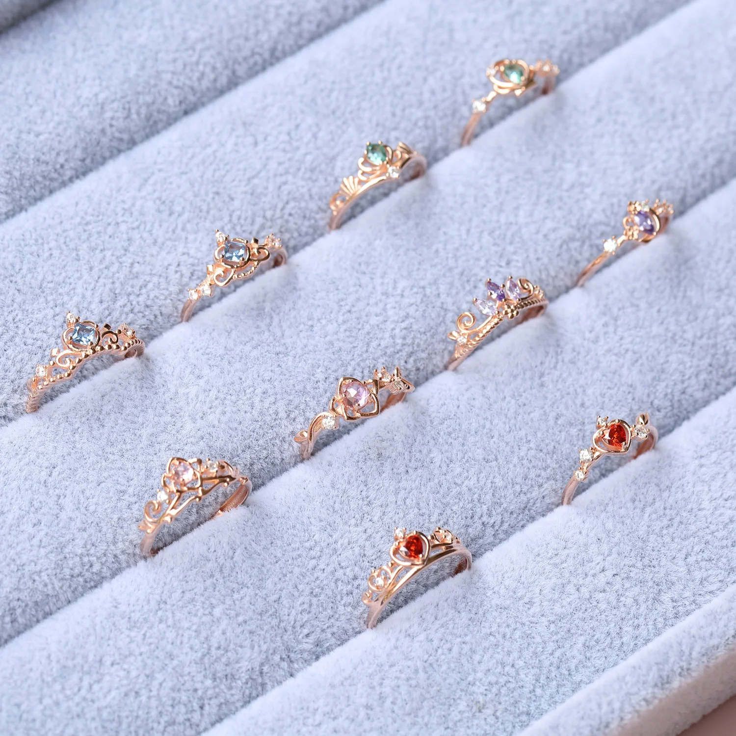 Anel feminino de prata de lei S925, elegância e brilho. Um presente perfeito para realçar sua beleza, combinando estilo e durabilidade. — foto 14