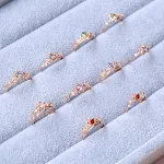 Anel feminino de prata de lei S925, elegância e brilho. Um presente perfeito para realçar sua beleza, combinando estilo e durabilidade. — foto 14