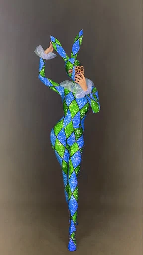 Title 6, Fantasia de coelhinha para palco