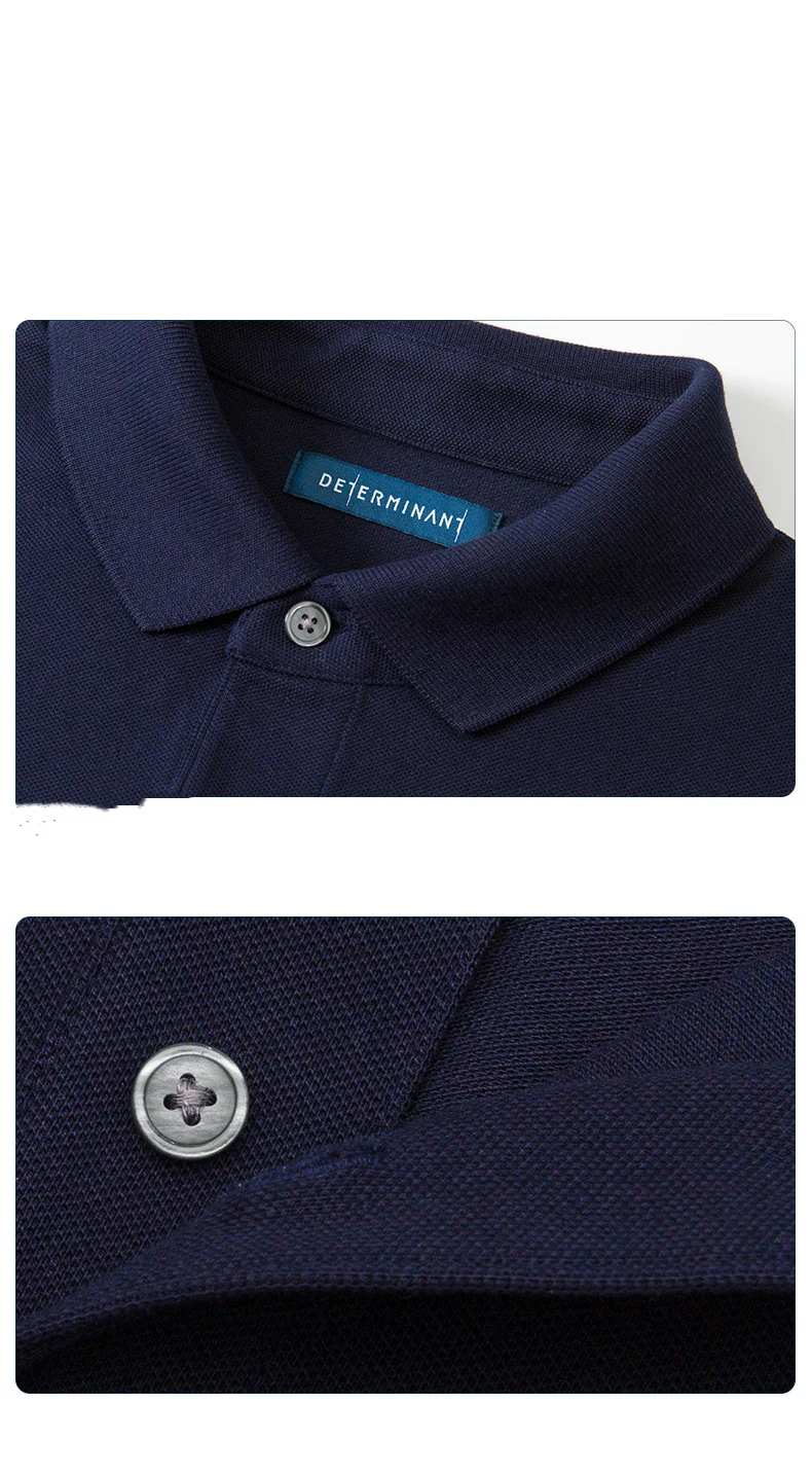 Title 6, Mens Business Slim Cotton Short Sleeve Polo Sh...