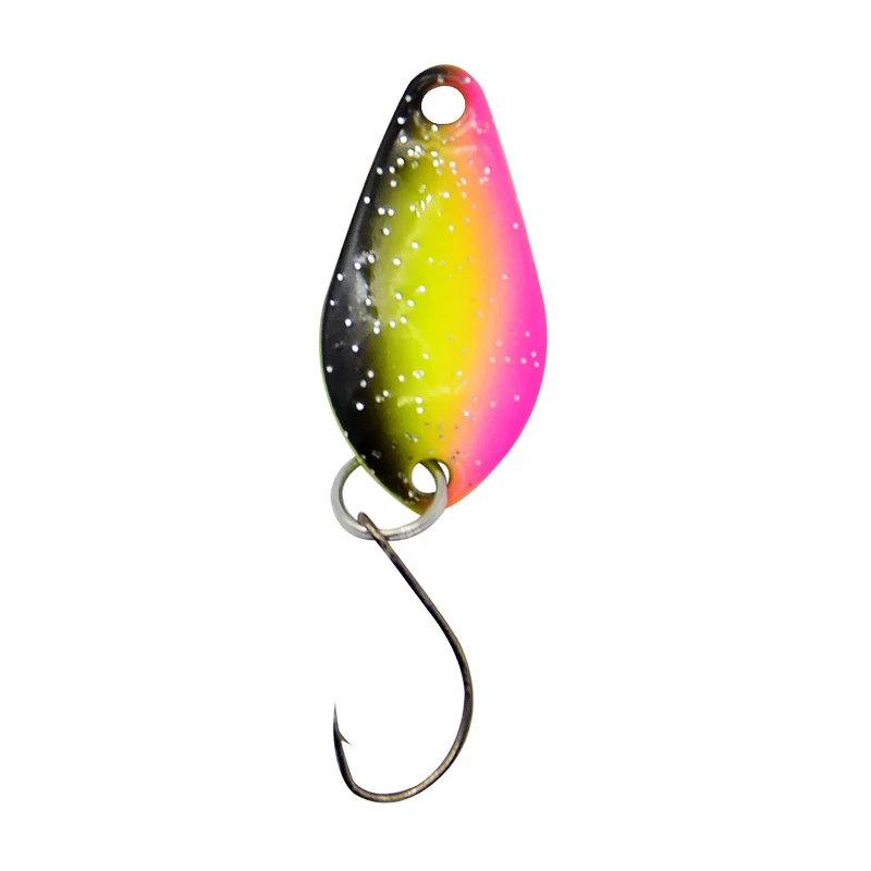 Isca de pesca com lantejoulas coloridas e anzol único para Topmouth Culter e truta. Atraia peixes e garanta ótimas capturas. — foto 11