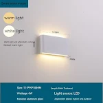 Simple LED Outdoor Waterproof Wall Lamp. Durable and weather-resistant exterior wall lighting. Easy to install and perfe — photo 12
