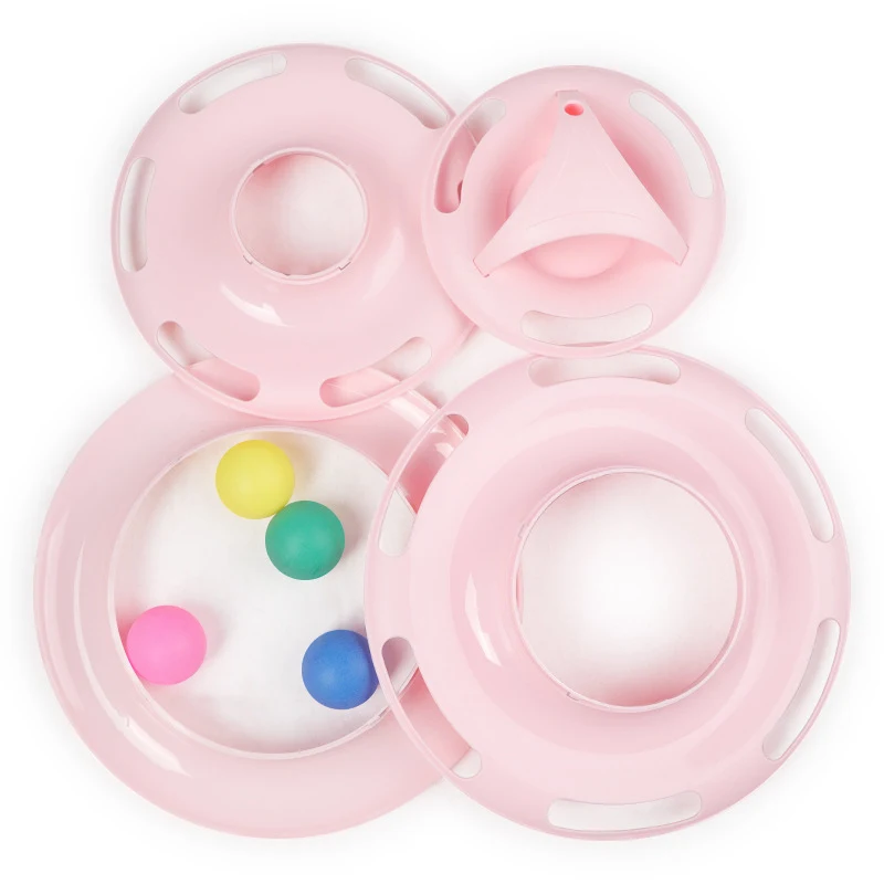 Title 9, 4 Levels turnable Toys for cats accessories Tow...