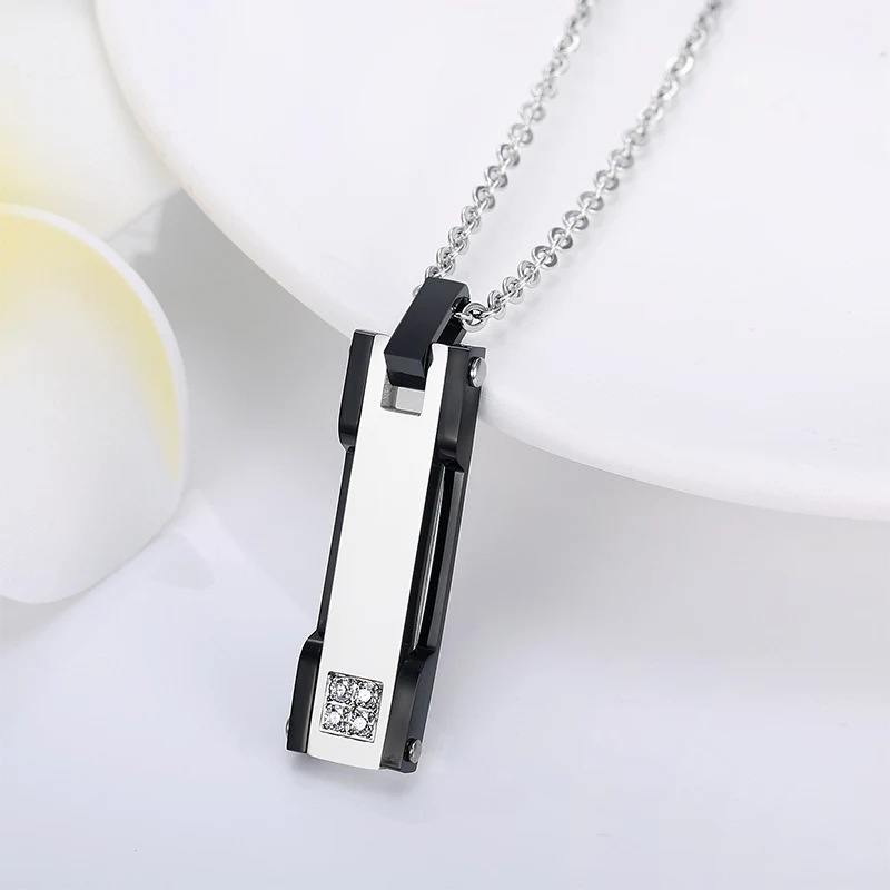 Colar Masculino de Aço Inoxidável Fashion Elegância e Durabilidade Joia para uso diário Presente ideal Design moderno e resistente — foto 6