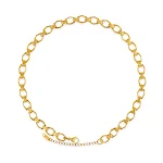 Pulseira e colar geométricos exclusivos e elegantes, banhados a ouro 18k, colorfast, combinam com tudo, de alta qualidade, perfeitos para qualquer ocasião — foto 1