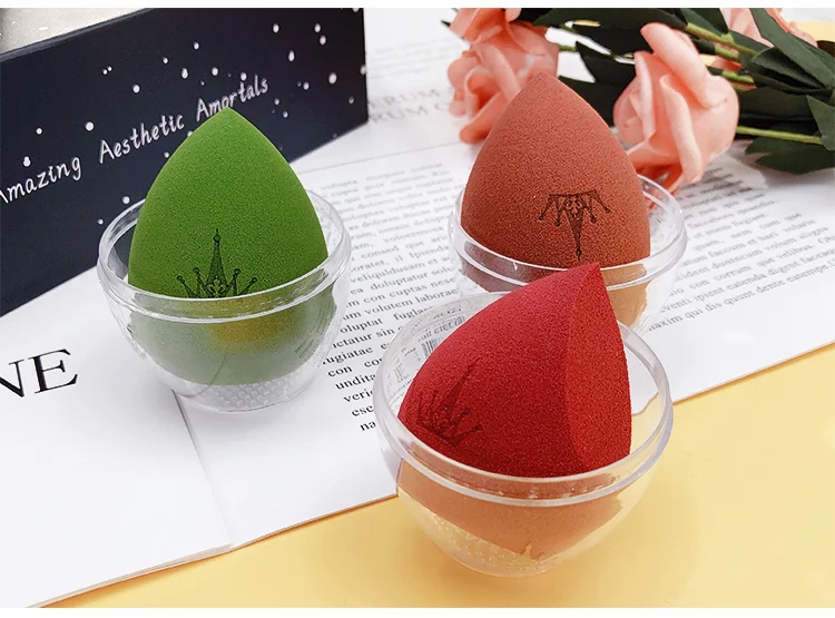 Spongy Air Cushion make-up eieren die geen poeder opslokken. Perfecte make-up applicatie zonder verspilling, voor een vlekkeloze teint. — foto 8