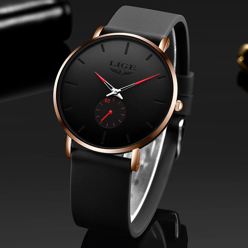 Ultraflache, wasserdichte Quarz-Uhr. Stilvolles Design trifft auf Zuverlässigkeit. Ideal für Sport, Alltag und Abenteuer. Entdecken Sie sie jetzt! — foto 10