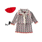 Conjunto de duas peças para crianças, cardigã de tricô e traje de suéter, ideal para manter os pequenos aquecidos com conforto e estilo. — foto 2