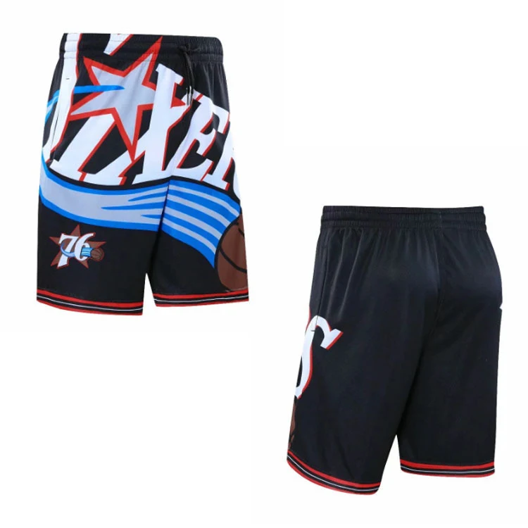 Shorts de corrida e basquete para treino ao ar livre, respiráveis e de secagem rápida. Perfeito para atletas que buscam conforto. — foto 5