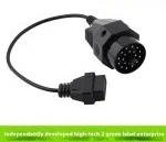 Title 2, OBD2 BMW 20pin to 16 Pin Connector. Allows mode...