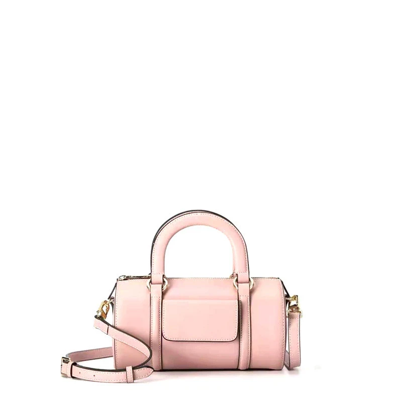 Bolsa Bucket de Couro Média Rígida Street Fashion. Perfeita para um visual urbano moderno e estiloso. Ideal para quem busca praticidade e elegância. — foto 3
