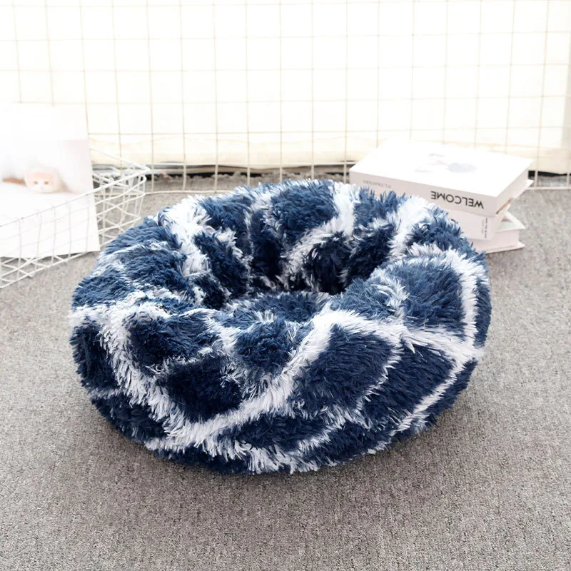 Title 5, Cathouse Round Plush Warm Pet Bed for Dogs and ...