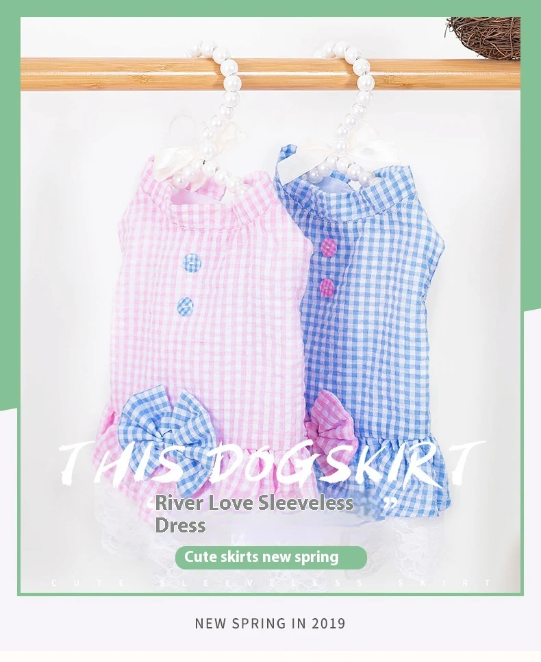 Summer Thin Princess Dress Small Dog Clothes Lightweight and Breathable Perfect for Hot Days Elegant Design Comfortable — photo 6
