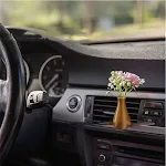 Clip Vaso de Carro com Impressão 3D, Suporte para Flores no Painel, Decore Seu Carro com Estilo, Fácil Instalação e Design Moderno — foto 4