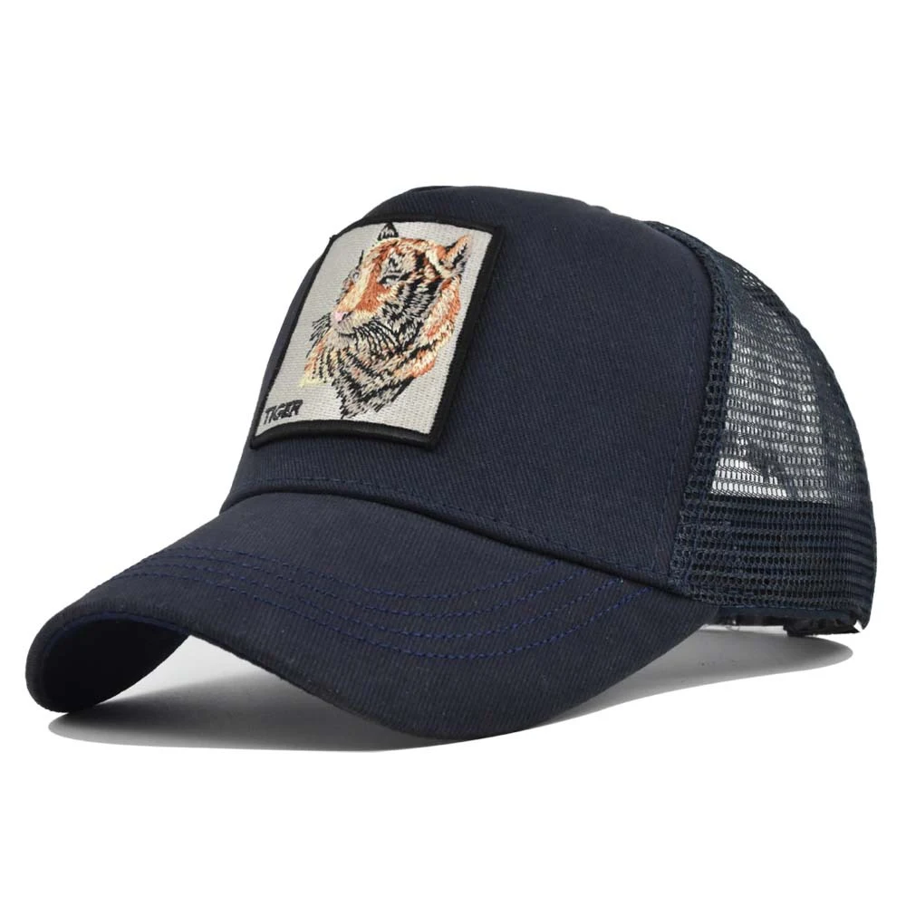 Title 2, Tiger Embroidered Baseball Cap with Curved Brim...