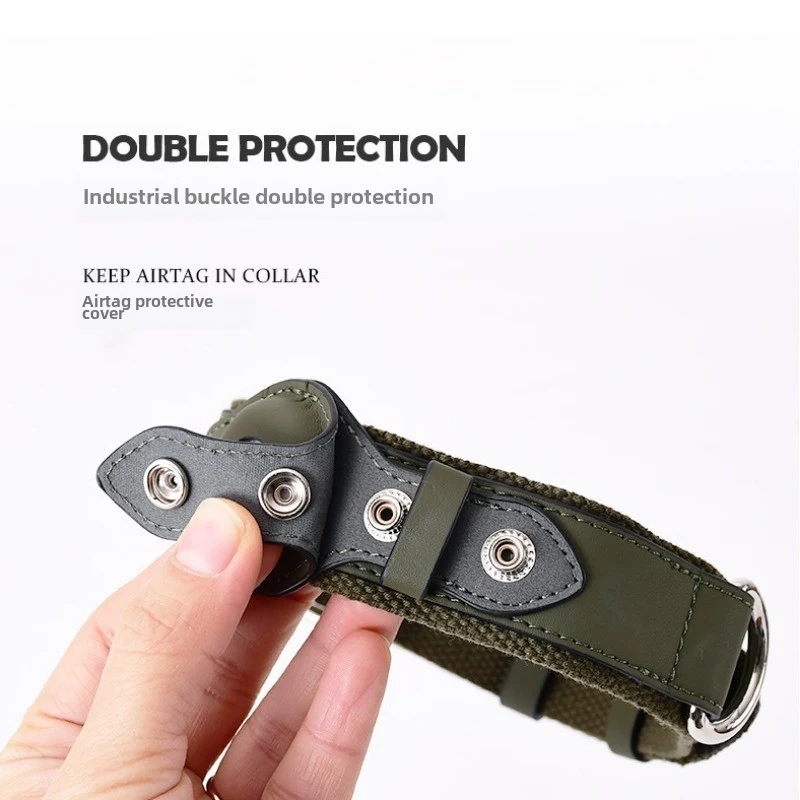 Collier pour chien avec Apple AirTag, réglable, pour chiens moyens et grands, avec laisse. Accessoires pour chiots. — photo 7