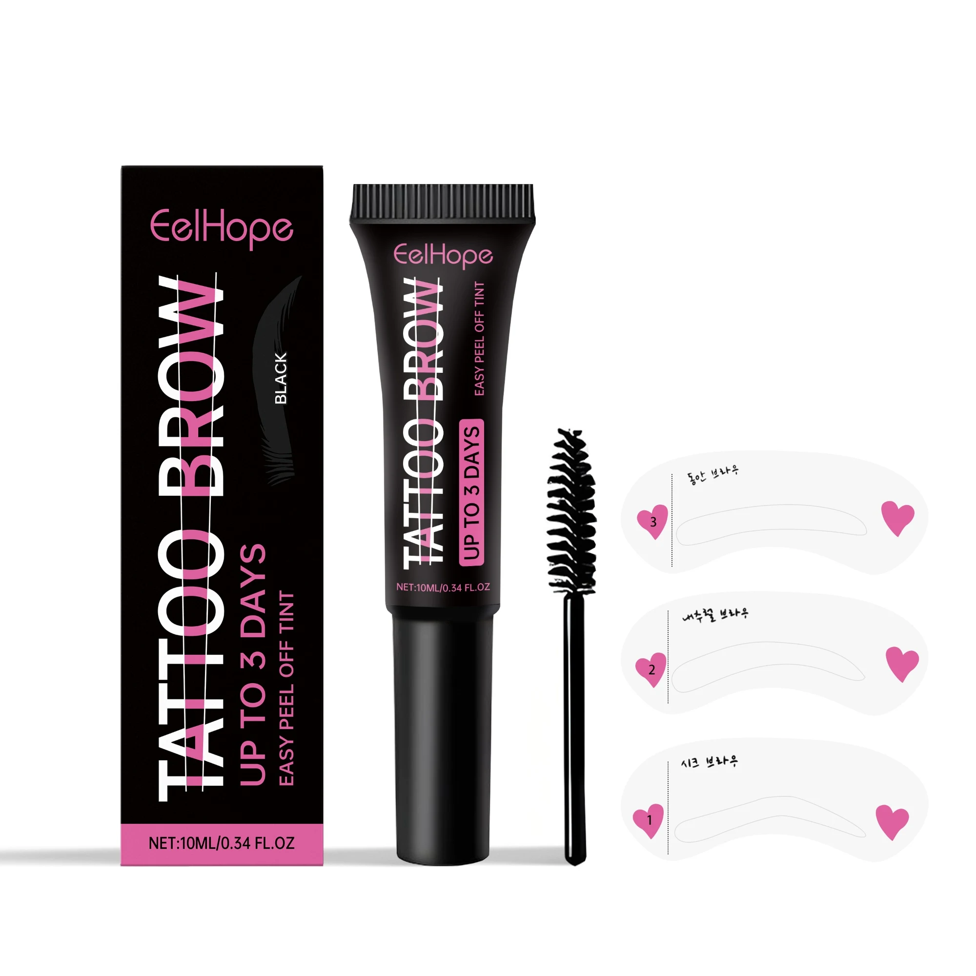 Peeling Tattoo Augenbrauen Gel Augenbrauen-Make-up Trocken Lange Haltbarkeit Wasserdicht Anti-Verwischen Brauencreme für perfekte Augenbrauen — foto 2