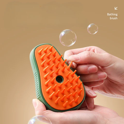 3 in 1 Cats Steam Brush Pet Self Cleaning Electric Spray Cat Hair Brush for Massage Dog Cat Hair Remover Comb Grooming S — photo 4