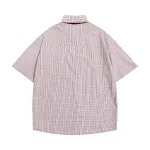Fijn geruit los shirt met korte mouwen voor heren, ideaal voor een casual zomerlook. Comfortabel, ademend en stijlvol. Perfect voor warme dagen. — foto 2