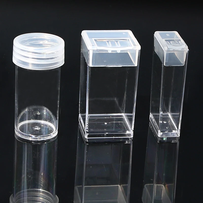 Title 4, Rice Beads Drill DIY Nail Storage Box Acrylic S...