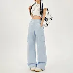 American Style Gorpcore Retro Loose Wide-leg Casual Pants for Women, comfy and perfect for casual wear and outdoor adven — photo 1