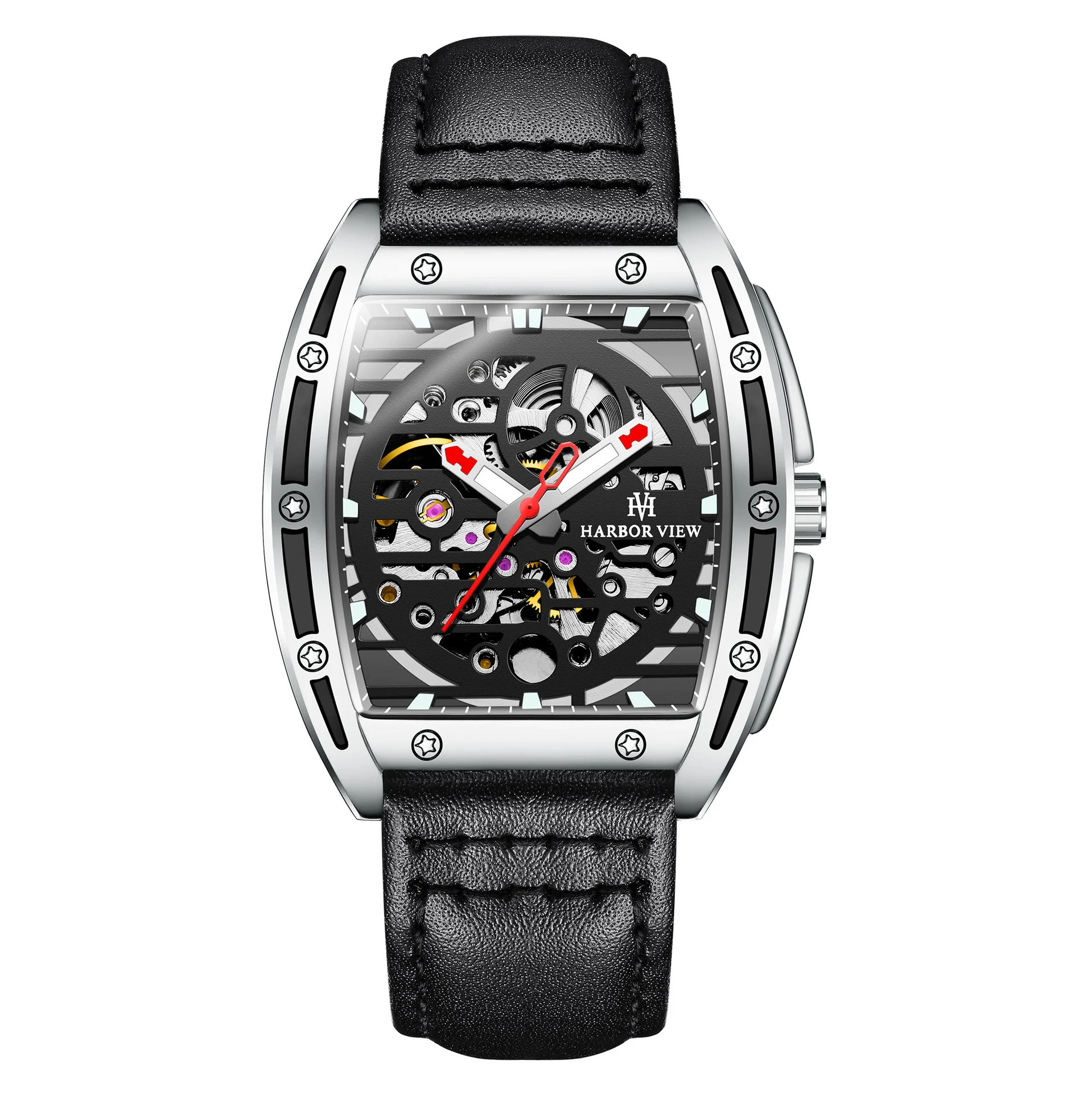 Relógio Mecânico Automático Masculino Impermeável Luminoso, perfeito para uso diário e esportes, com alta visibilidade. — foto 3