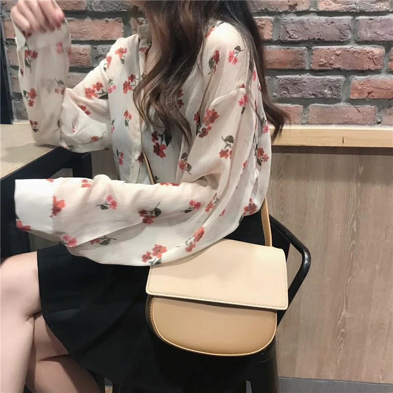 Bluse Donna Ulzzang Estate Primavera Nuova Stile College Fresco Comoda Elegante Perfetta per Ogni Occasione — foto 4