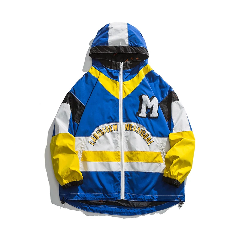 Macacão de esqui com capuz masculino Jaqueta esportiva casual adolescente Cardigã Conforto e estilo para esportes e atividades ao ar livre — foto 3