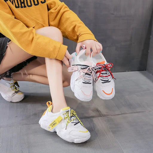 Title 6, Korean Style Student Sports Shoes Women Running...