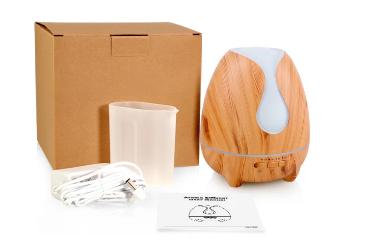 Colorful wood grain drop aromatherapy machine for relaxation and wellness. Creates a soothing and aromatic atmosphere, p — photo 2