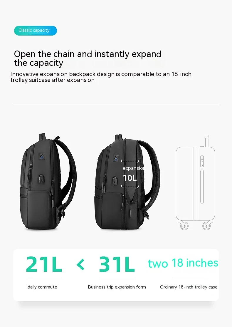 Title 9, Mens 156-inch Computer Bag Business Backpack, ...