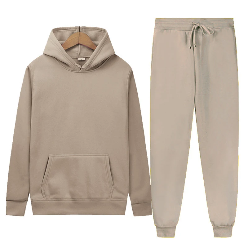 Title 17, Conjunto Esportivo Masculino Cor Sólida Fleece ...