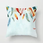 Capa para sofá com almofadas de pena e toque de pele de pêssego Transforme sua sala com conforto e estilo. Maciez e aconchego para um descanso superior. — foto 1