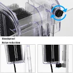 Water Pumps External Hang Up Filter for Aquarium Fish Tank Filter Oxygen Submersible Water Purifier Mini Aquarium Filter — photo 5