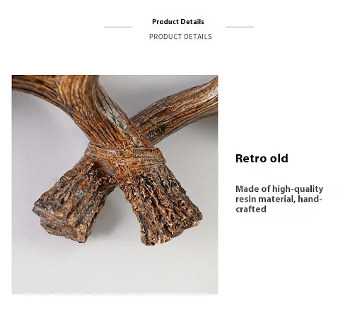 Title 12, American Retro Antlers Hallway Wall Decorations...
