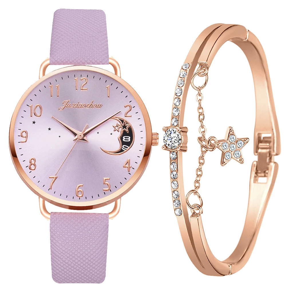 Reloj Cuarzo de Personalidad para Mujer Correa PU con Esfera con Patrón y Calendario Elegante y Funcional. Ideal para el día a día. — foto 15