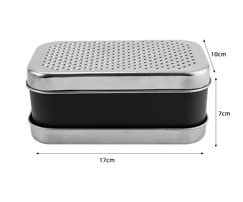 Title 4, Double-sided oval cheese grater, planer, rectan...