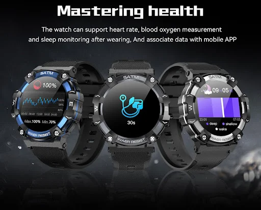 Title 3, Smart Watch Multi-function Heart Rate Detection...