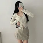 Women's Thin Long-Sleeved Short Sweater – A versatile layering piece. Comfortable and stylish for any occasion, perfect — photo 5