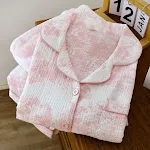 Women's Fashionable Simple Style Cotton Crepe Pajamas Suit — photo 19
