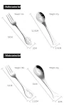 Creative Cute Dolphin 304 Stainless Steel Coffee Knife and Fork Set. Enjoy your coffee and meals with this adorable and — photo 2