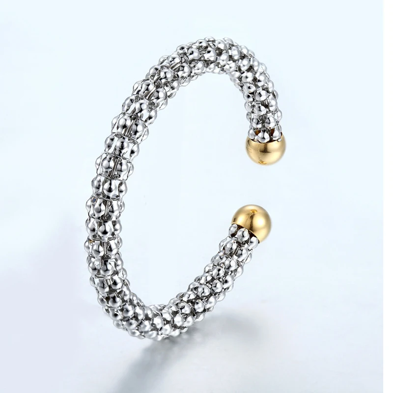 Koreanische Mode Armband, neuer Stil, Edelstahl vergoldet, hohles Mesh, hohe Qualität, perfektes Accessoire für stilvolle Outfits. — foto 1