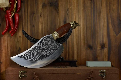 Title 4, Eagle Wings-5 Thick Bone Chopping Knife, a robu...