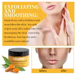 EELHOE Creme Esfoliante Corporal de Cúrcuma Limpeza da Pele Remove Cutículas Hidrata e Deixa a Pele Macia e Radiante Com Ingredientes Naturais — foto 6