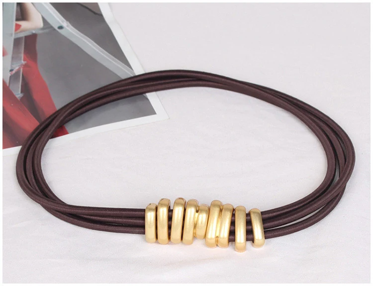 Title 2, Buckle Accessories Elastic Elastic Fashion Belt