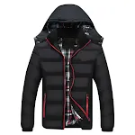 Men's Mid-length Sports Down Cotton Jacket, Warm and Comfortable for Outdoor Activities and Sports in Cold Weather — photo 5