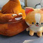 Cachorrinho Baba de Pelúcia Engraçado! Boneco de pelúcia fofo, abraçável e divertido para abraçar, brincar e decorar. O presente perfeito para crianças. — foto 1
