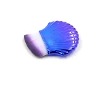 Oblique purple hair